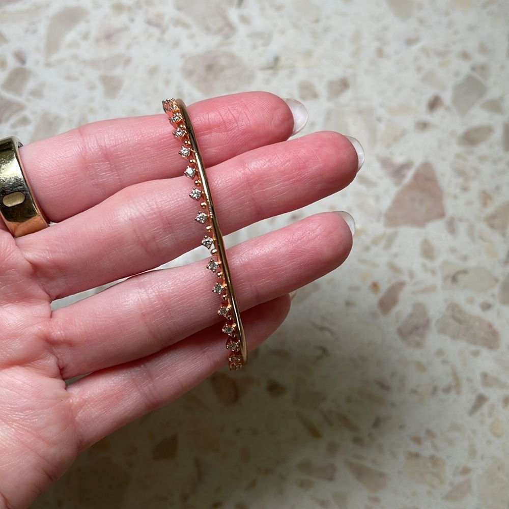 KENDRA SCOTT CODI PINCH BRACELET ROSE GOLD 🤍
